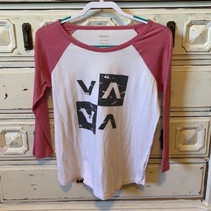 RVCA baseball tee